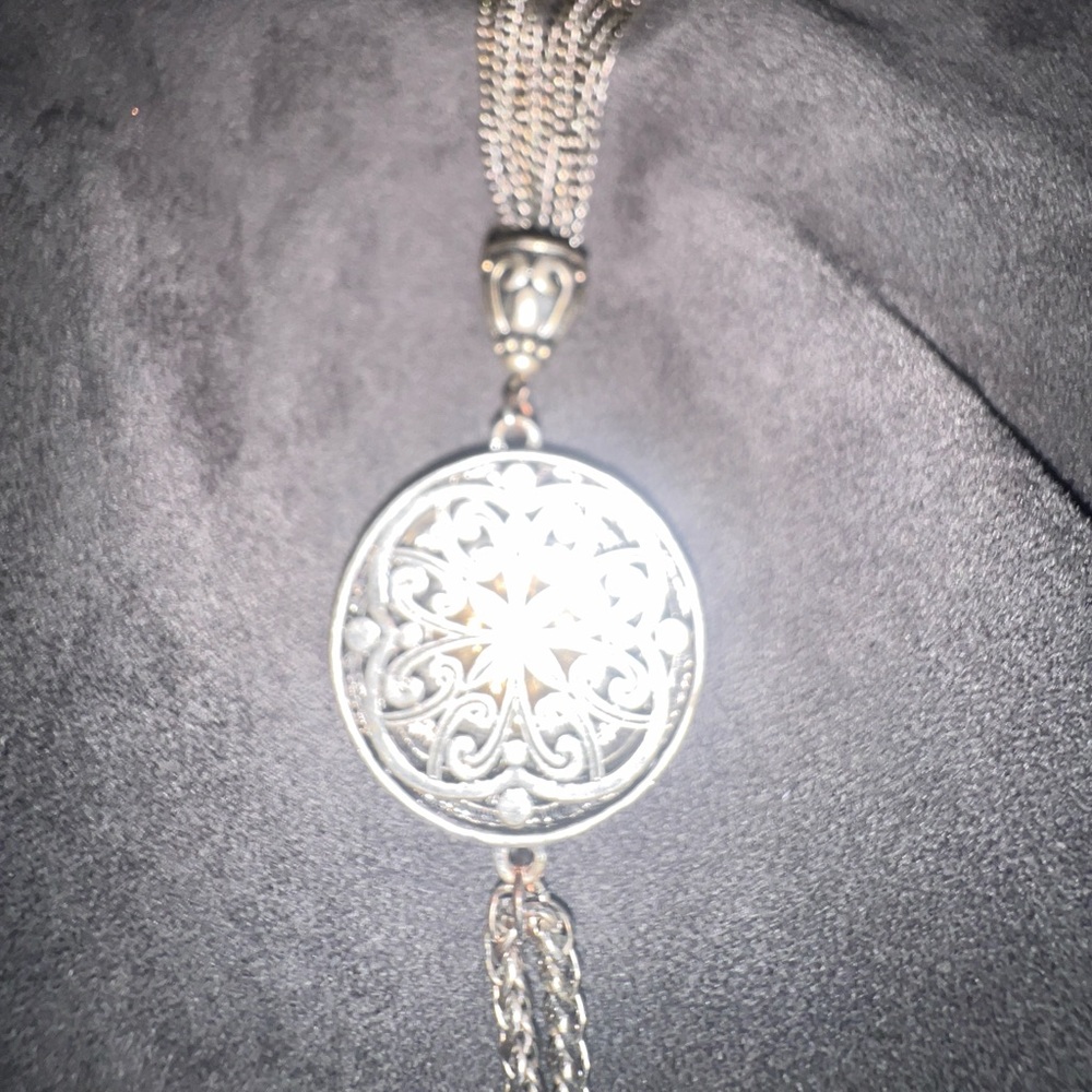 Brighton Silver Filigree Necklace